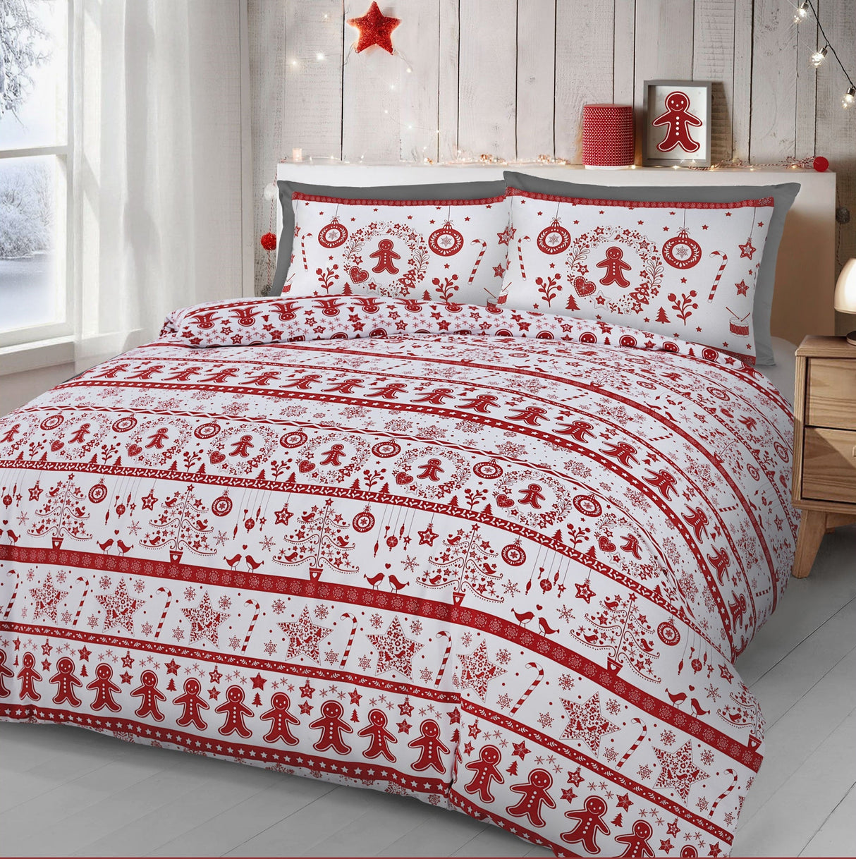 Velosso Gingerbread Duvet Cover & Pillowcase Set