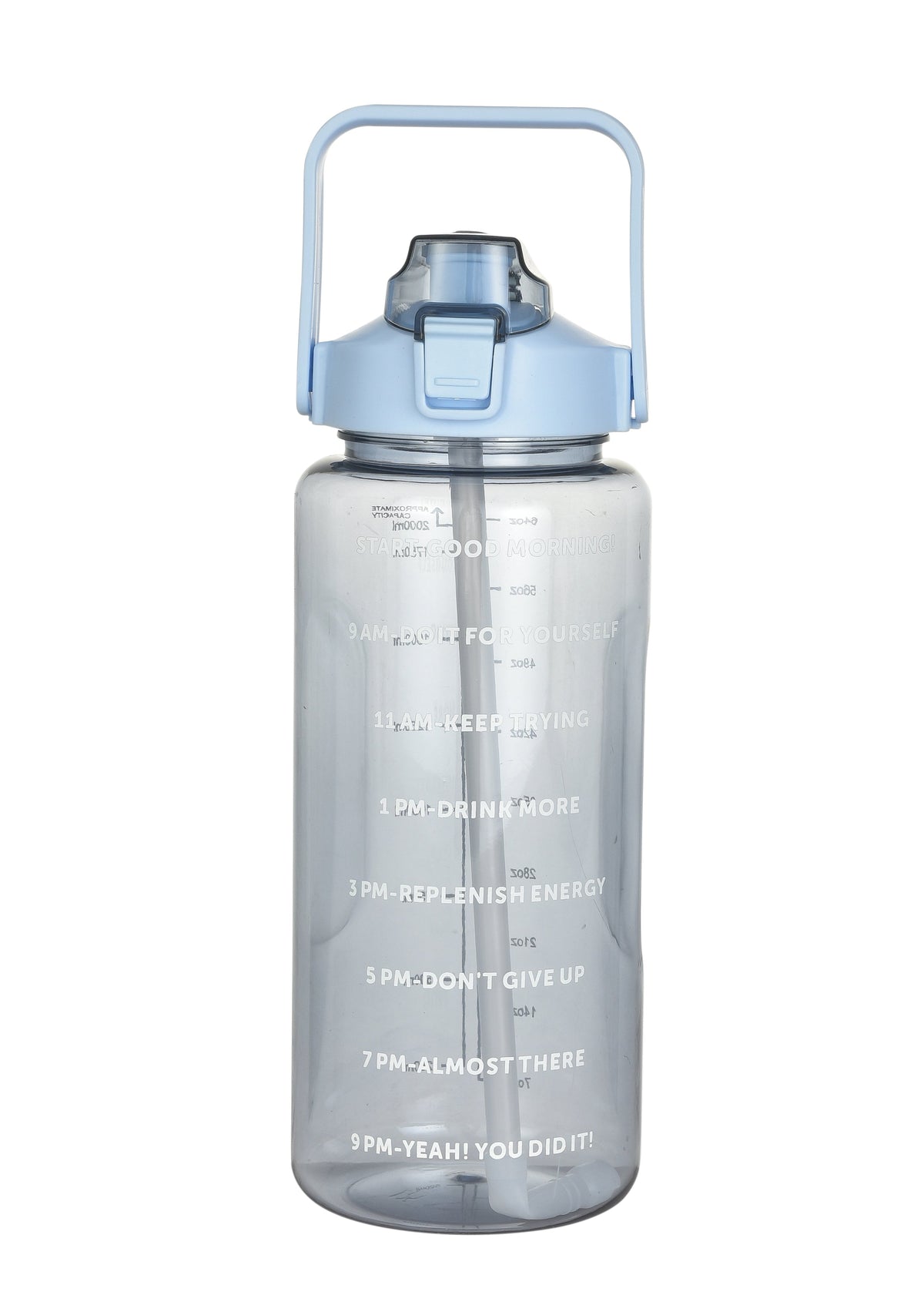 Home Republic 2l Motivational Water Bottle
