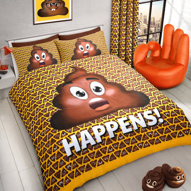 Expressions Poo Duvet Cover & Pillowcase Set