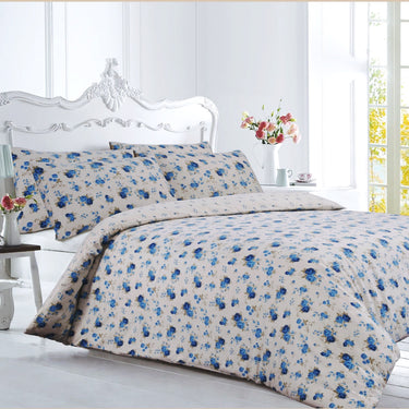 Emily Rose Flannel Duvet Cover & Pillowcase Set