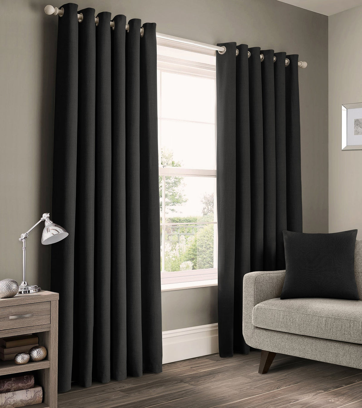Velosso Panama Ring Top Curtains