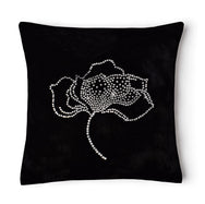 Intimates Diamante Rose Velvet Cushion