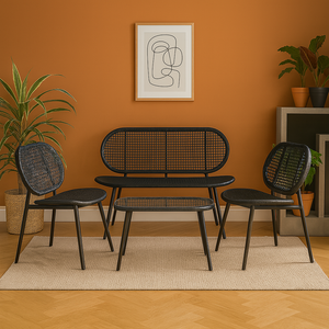Home Republic Capri 4 Piece Garden Sofa And Tabe Set