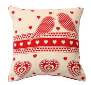 Velosso Lovebirds Chenille Cushion