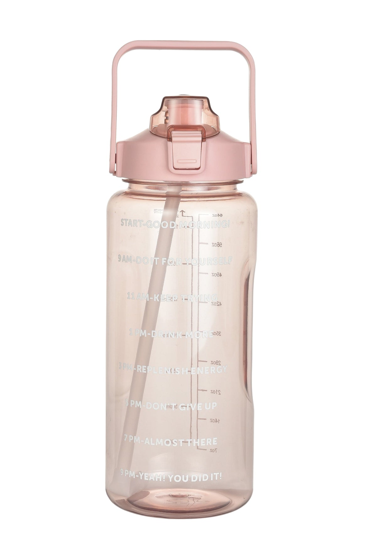 Home Republic 2l Motivational Water Bottle