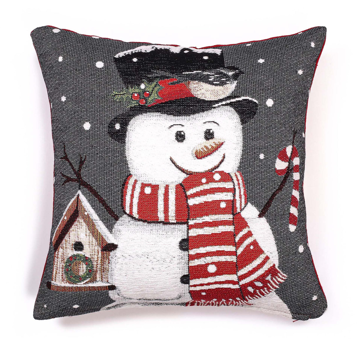 Velosso Snowman Birdhouse Cushion