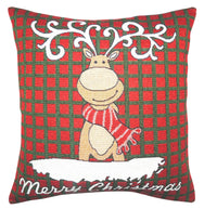 Velosso Merry Christmas Rudolph Cushion