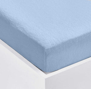 Velosso Terry Stretch 100% Cotton Fitted Sheet