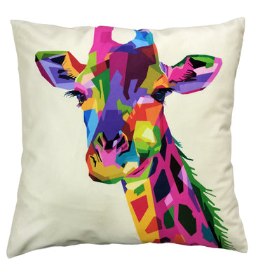 Watercolour Giraffe Cushion Cover