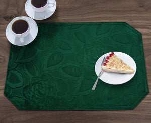 Kitchen Trends Rose Jacquard Placemats