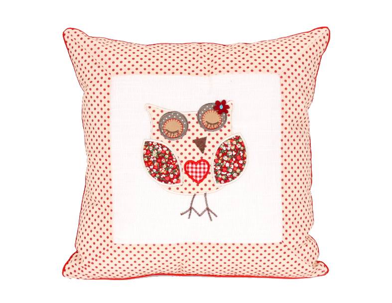 Intimates Closed Eye Owl Cushion