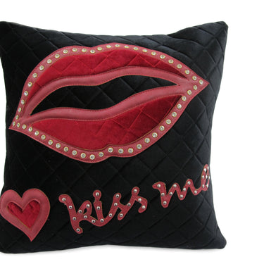 Velvet Kiss Me Cushion Cover