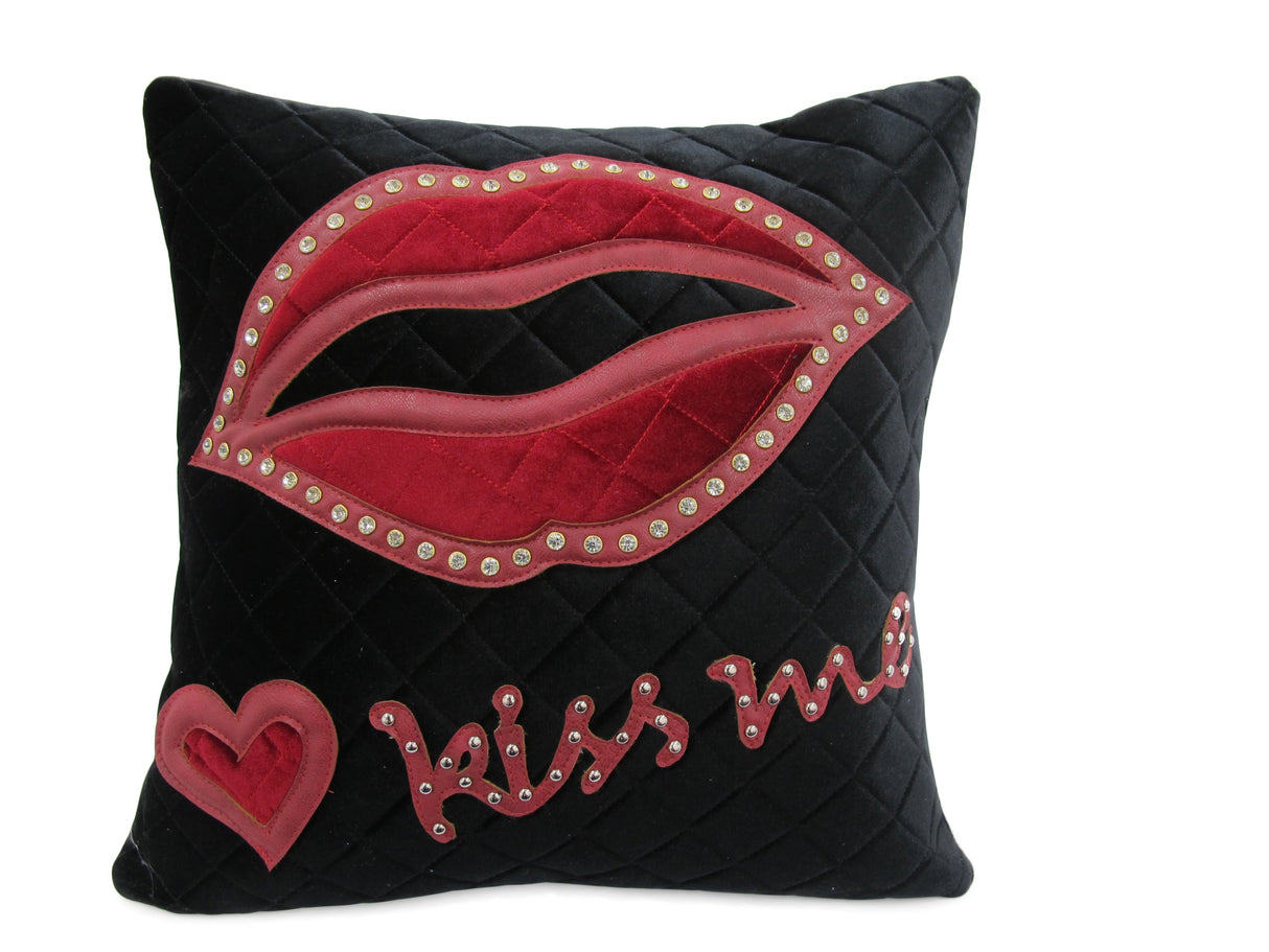 Intimates Velvet Kiss Me Cushion