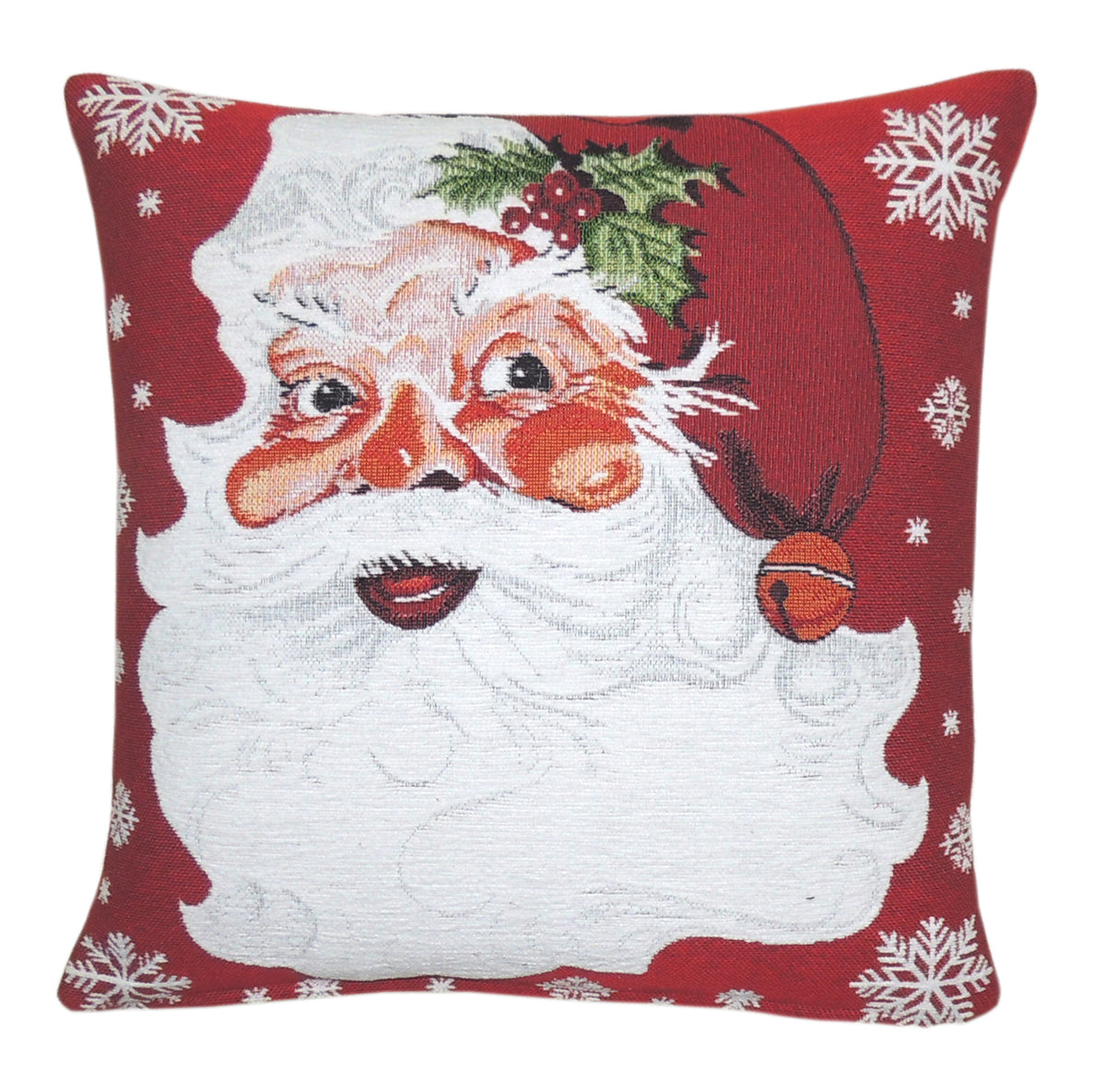 Velosso Xmas Tapestry Santa Cushion