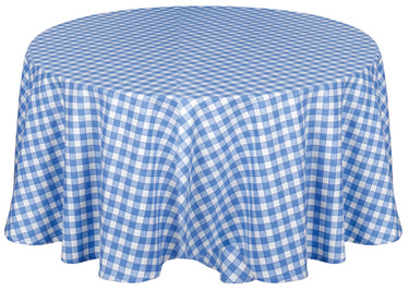 Gingham Check Wipe Clean Tablecloth