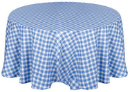Kitchen Trends Gingham Check Wipe Clean Tablecloth