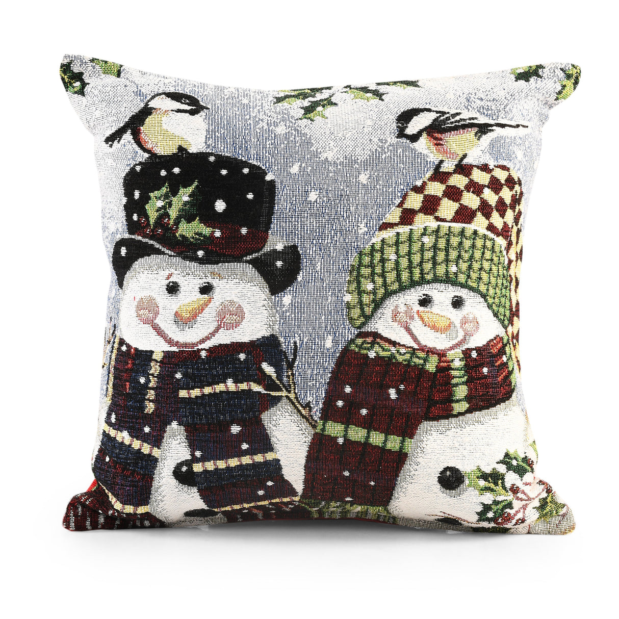 Velosso Xmas Happy Snowmen Cushion