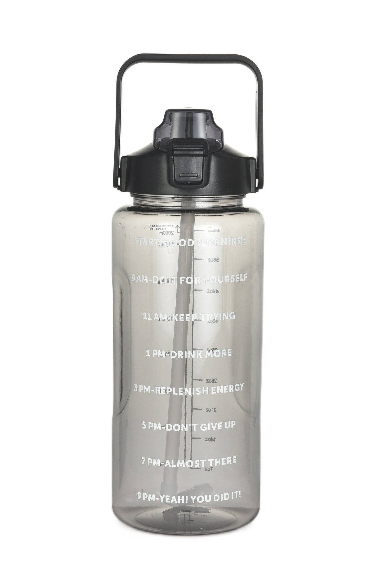 Home Republic 2l Motivational Water Bottle