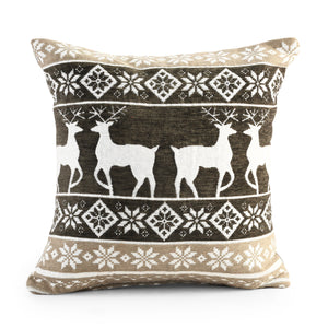Velosso Xmas Chenille Stag Cushion