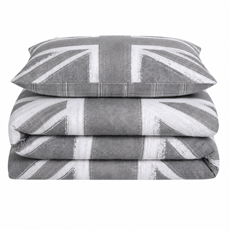 Velosso Union Jack Reversible Duvet Cover & Pillowcase Set