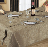 Kitchen Trends Rose Jacquard Tablecloth