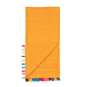 Velosso Velour Tassle Beach Towel