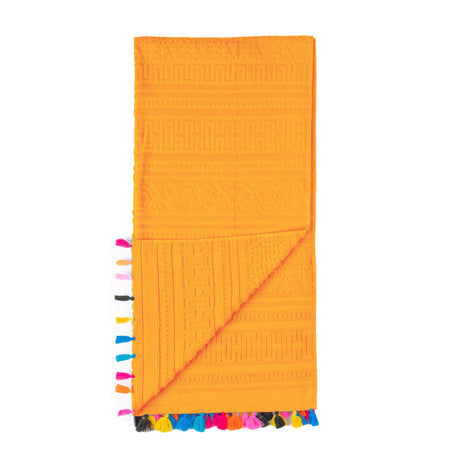 Velosso Velour Tassle Beach Towel