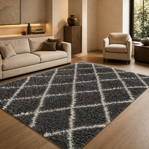 Home Republic Linhas Fluffy Rug Long Pile