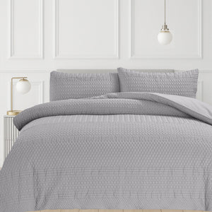 Velosso Paloma Pinsonic Bobble Pattern Duvet Cover and Pillowcase Set