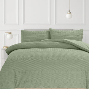 Velosso Paloma Pinsonic Bobble Pattern Duvet Cover and Pillowcase Set