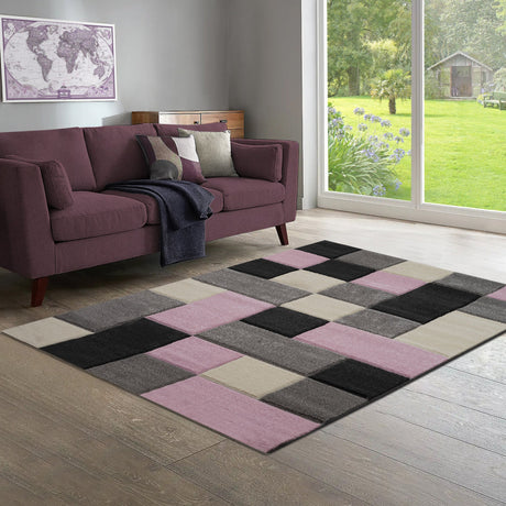 Home Republic Dexter Carved Rug Low Pile