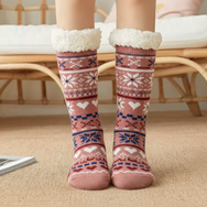 Velosso Christmas Sherpa Lined Socks