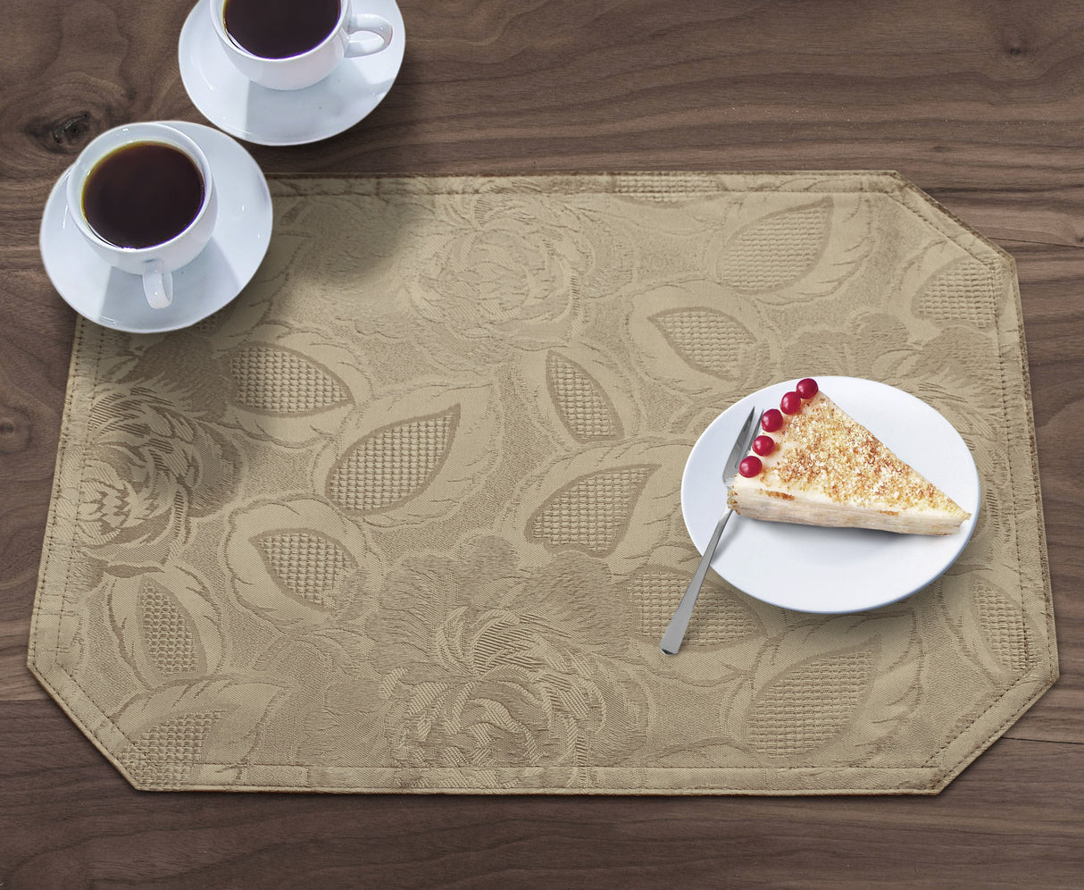 Kitchen Trends Rose Jacquard Placemats
