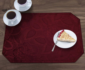 Kitchen Trends Rose Jacquard Placemats