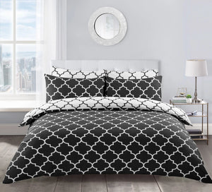 Velosso Lattice Duvet Cover & Pillowcase Set