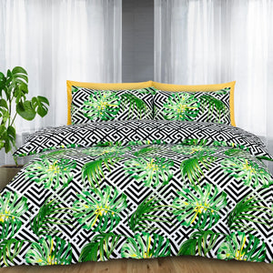 Velosso Ethnic Leaf Duvet Cover & Pillowcase Set