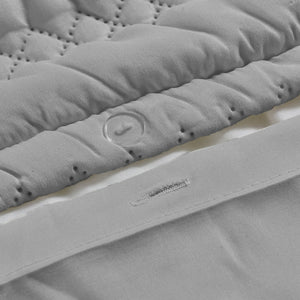 Velosso Saville Embossed Geometric Pattern Duvet Cover and Pillowcase Set
