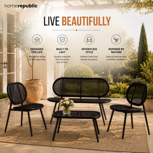 Home Republic Capri 4 Piece Garden Sofa And Tabe Set