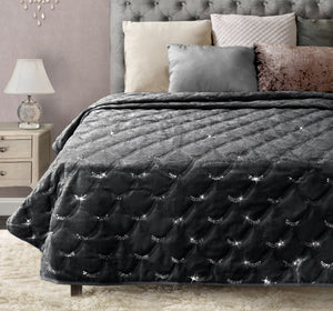 Intimates Crushed Velvet and Sequins Bedspread