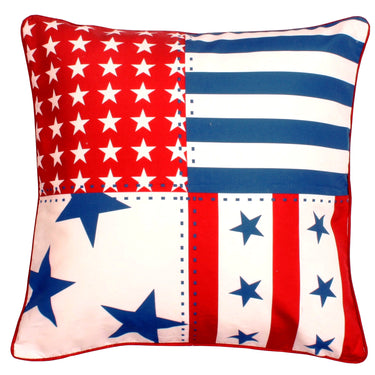 Stars Stripes Cushion Cover