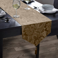 Kitchen Trends Rose Jacquard Table Runner