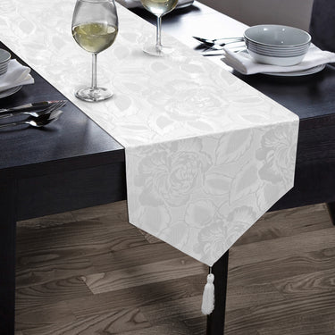 Rose Jacquard Table Runner