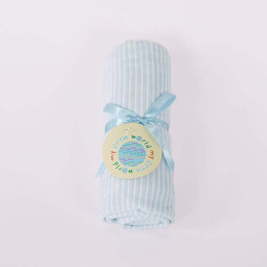 Velour Stripe Baby Blanket