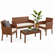 Home Republic Bali 4 Piece Garden Sofa And Table Set