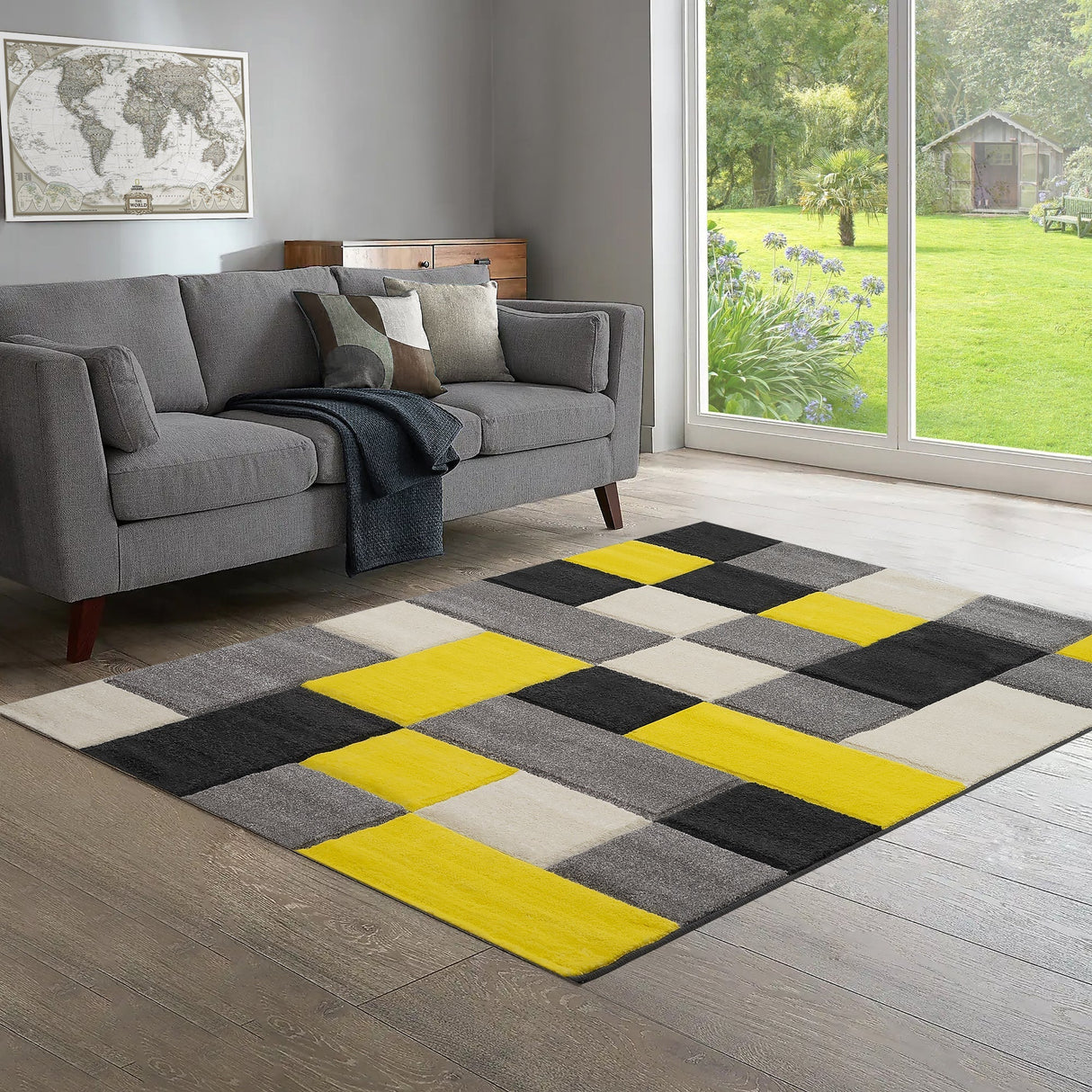 Home Republic Dexter Carved Rug Low Pile
