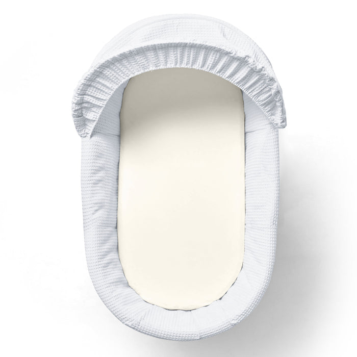 2 Pack Cream Jersey Fitted Cot Sheets