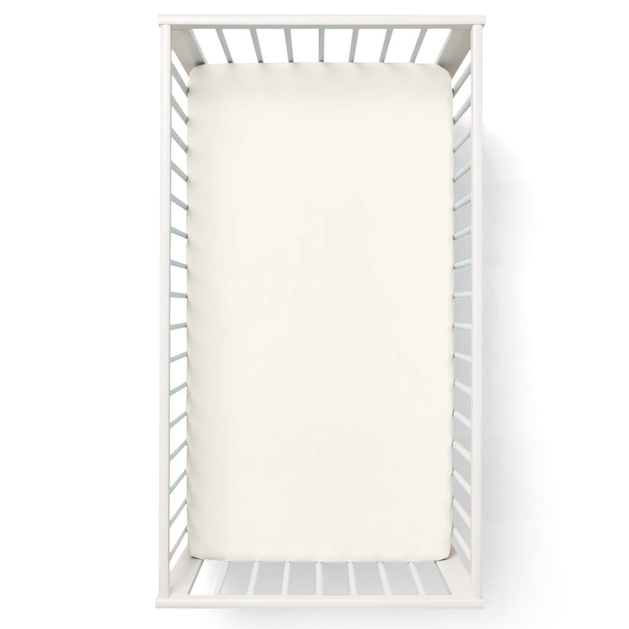 2 Pack Cream Jersey Fitted Cot Sheets
