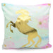Golden Unicorn Multi Colour Cushion Cover