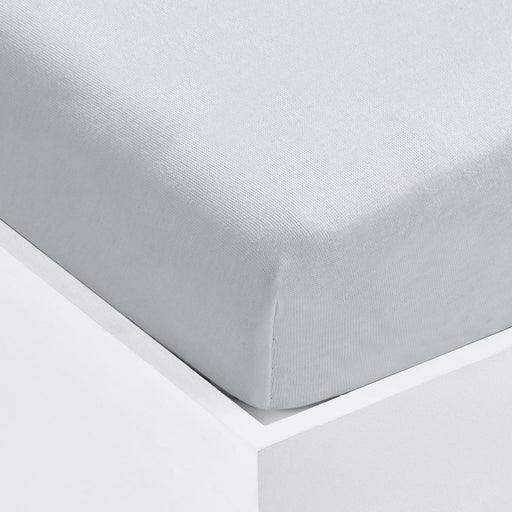 2 Pack Grey Jersey Fitted Cot Sheets
