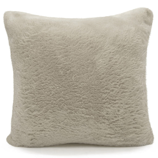 Kendrix Rabbit Faux Fur Beige Cushion Cover